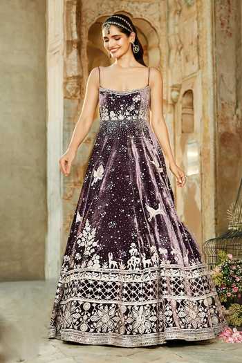 MATSYA Royal Masai Velvet Gown