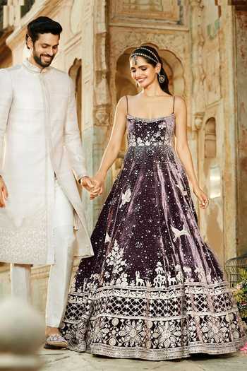 MATSYA Royal Masai Velvet Gown