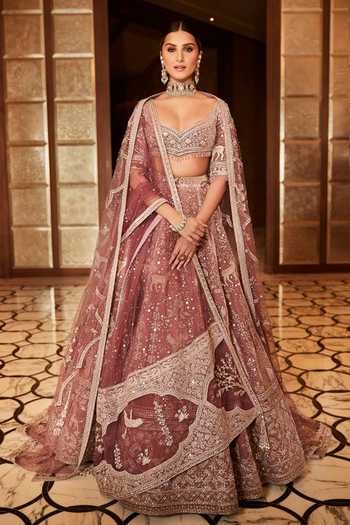 MATSYA The French Rose Tales Of Masai Bridal Lehenga Set