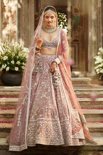 MATSYA The French Rose Tales Of Masai Bridal Lehenga Set