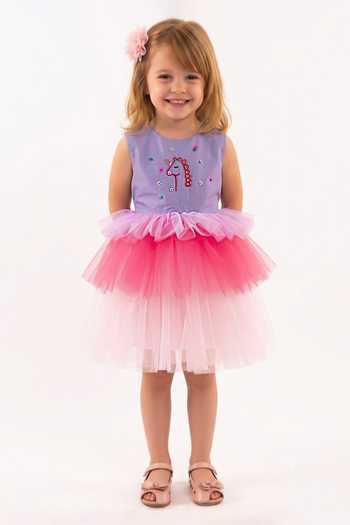 A Little Fable Magnificent Unicorn Dress 
