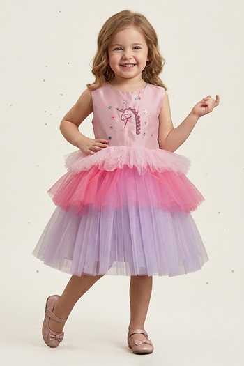 A Little Fable Rose Magnificent Unicorn Dress 