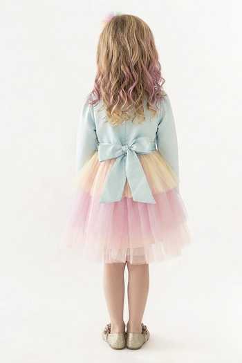 A Little Fable Rainbow Song Full Sleeves Dress 
