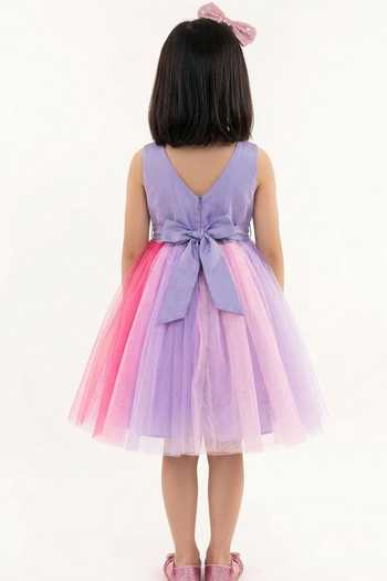 A Little Fable Rainbow Unicorn Dress 