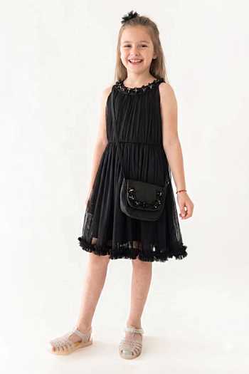 A Little Fable Black Loire Dress 