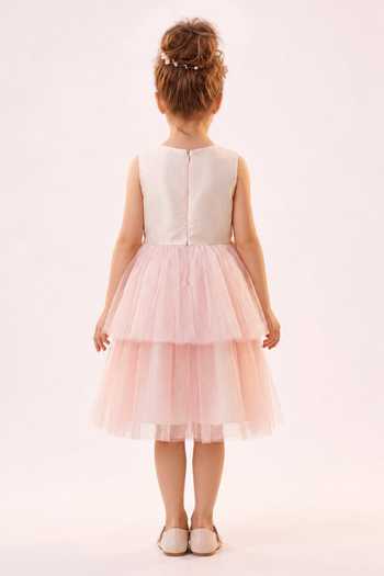 A Little Fable Blush Unicorn Dress 