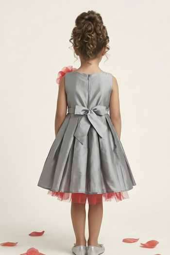 A Little Fable Neon Corsage Dress 