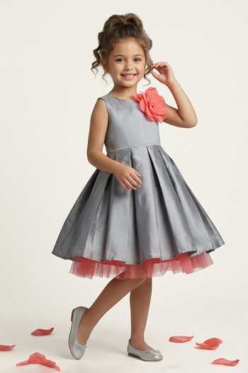 A Little Fable Neon Corsage Dress 