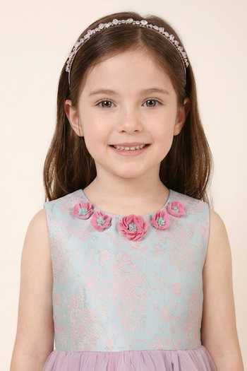 Buy A Little Fable Blue Polyester Summer Shrub Dress Online at Aza Fashions Buy_A Little Fable_Blue Polyester Summer Shrub Dress _Online_at_Aza_Fashions