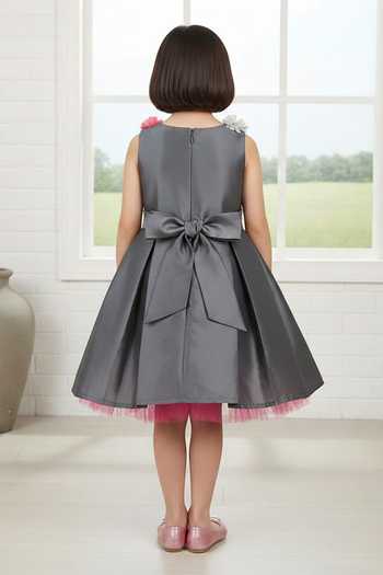 A Little Fable Shade Of Grey Dress 