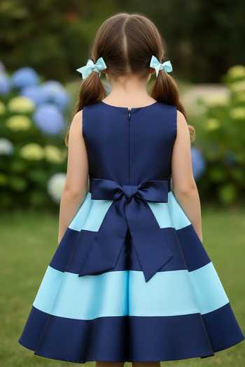 A Little Fable Blue Hibiscus Dress 