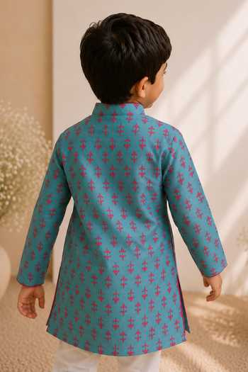 LA Dee DA Printed Kurta Set 