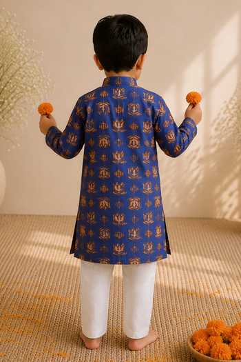LA Dee DA Printed Kurta Set 