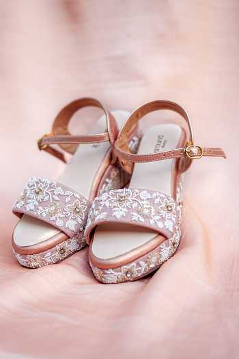 Around Always Savera Rose Gold Sandals