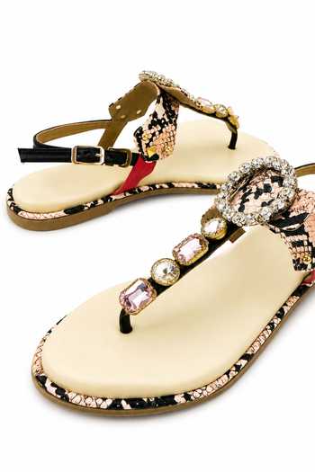 Shop_Soleart_Pink Asteria Rose Vegan Leather Sandals _Online_at_Aza_Fashions