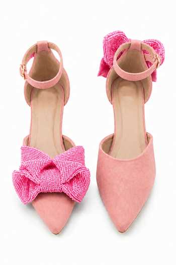 Soleart Bohme Blush Pointed-Toe Heels 