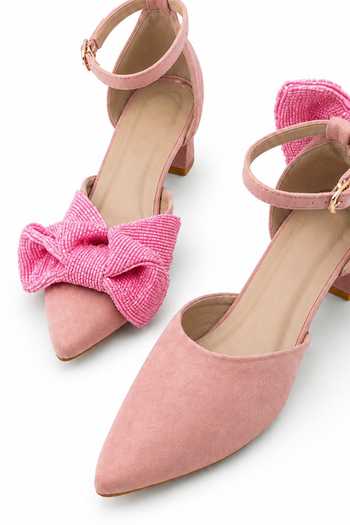 Buy Soleart Pink Bohme Blush Pointed-toe Heels Online at Aza Fashions Buy_Soleart_Pink Bohme Blush Pointed-toe Heels _Online_at_Aza_Fashions