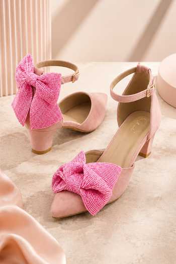 Soleart Bohme Blush Pointed-Toe Heels 