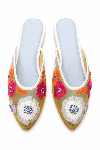 Soleart Gardenia Vegan Leather Flats 