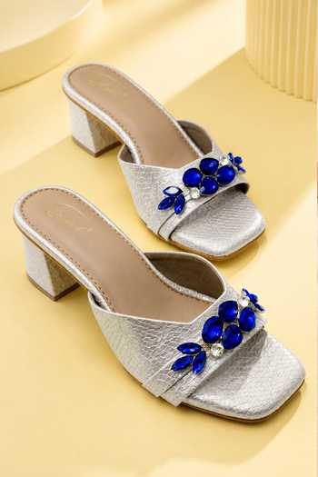 Soleart Lunar Luxe Textured Block Heels 