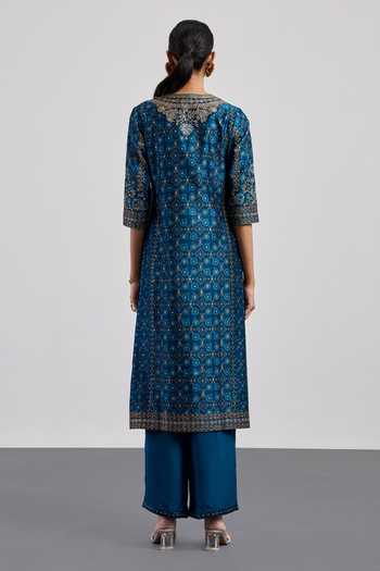 RI.Ritu Kumar Bagh Print Kurta Pant Set