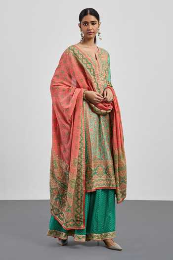 RI.Ritu Kumar Paisley Print Kurta Palazzo Set
