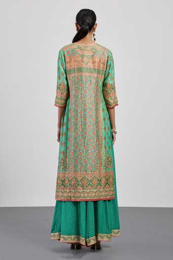 RI.Ritu Kumar Paisley Print Kurta Palazzo Set