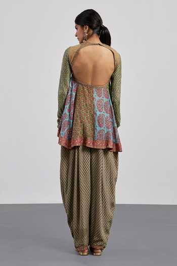 RI.Ritu Kumar Printed Kurta & Salwar Set 