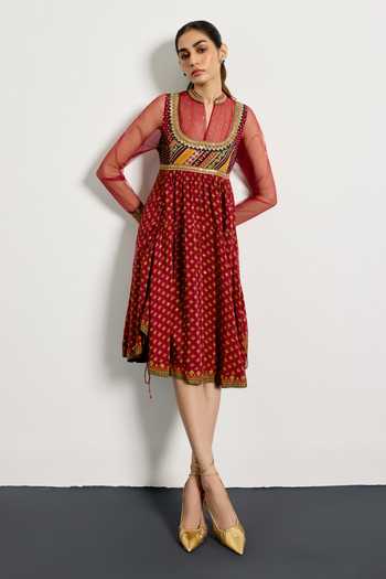 RI.Ritu Kumar Gulzar Garden Print Dress 