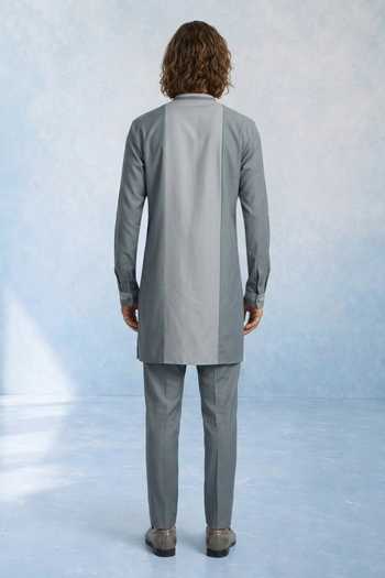 Bubber Couture Auron Colorblock Kurta Set 