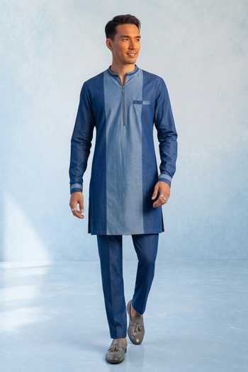 Bubber Couture Joshua Colorblock Kurta Set 