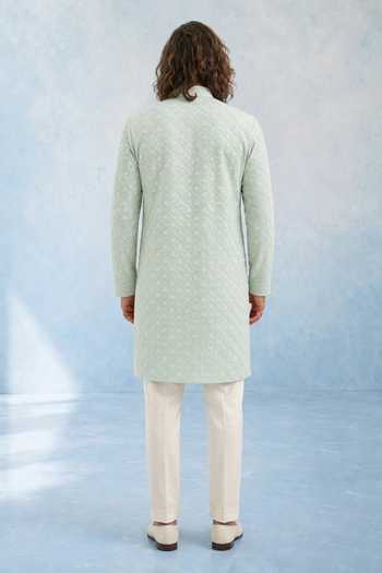 Bubber Couture Aegis Trellis Embroidered Kurta Set 