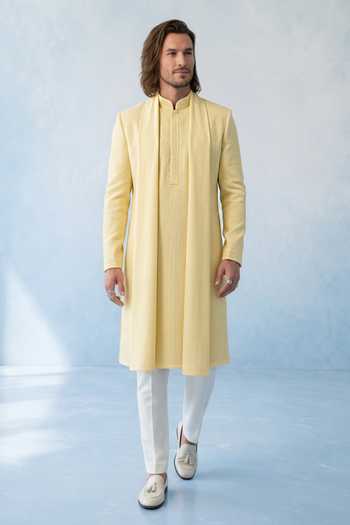 Bubber Couture Icaro Wave Textured Kurta Set 