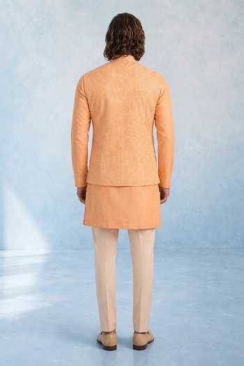 Bubber Couture Helio Imperial Thread Work Nehru Jacket 