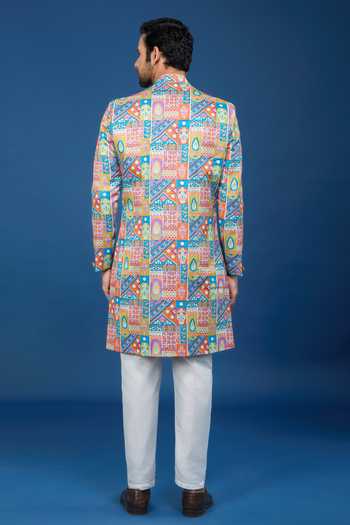 Arihant Rai Sinha Floral Pattern Sherwani Set 