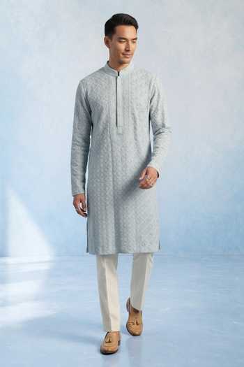 Bubber Couture Apollo Trellis Embroidered Kurta Set 
