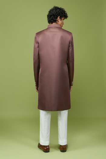 Arihant Rai Sinha Embroidered Sherwani Jacket & Pant Set 