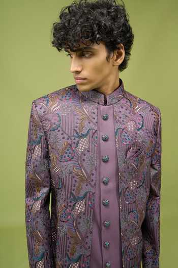 Arihant Rai Sinha Sherwani Jacket & Pant Set 