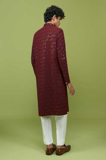 Arihant Rai Sinha Embroidered Sherwani & Pant Set 