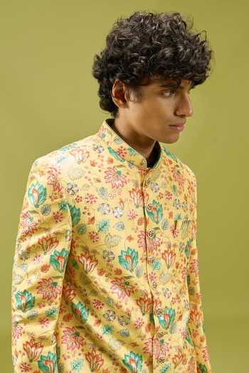 Arihant Rai Sinha Pattern Sherwani & Pant Set 