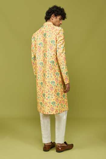 Arihant Rai Sinha Pattern Sherwani & Pant Set 