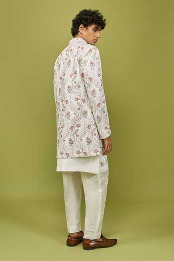 Arihant Rai Sinha Embroidered Sherwani Set with Kurta and Pant 
