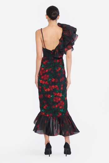 Gauri & Nainika Floral Print Dress