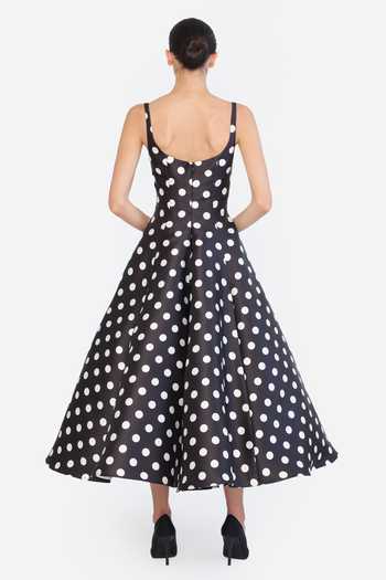 Gauri & Nainika Polka Dot Print Dress