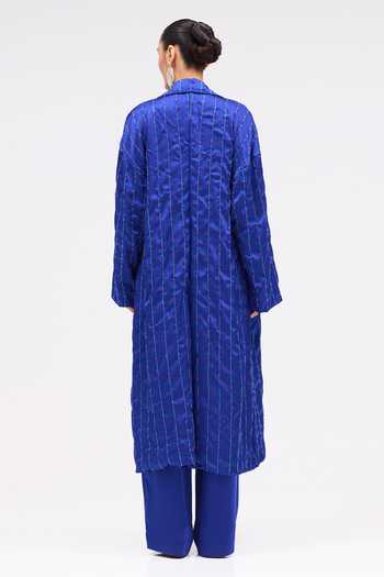 Sruti Dalmia Celina Hand Embroidered Trench Coat 