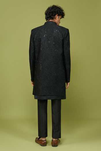 Arihant Rai Sinha Pattern Pc Sherwani Set 