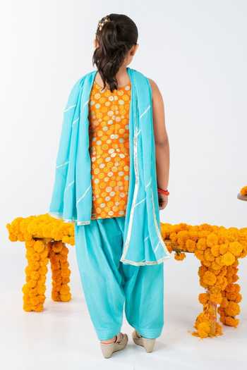 JILMIL DREAMWEAR Floral Pattern Kurta Salwar Set 