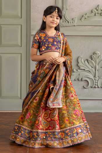 Kalista Prisha Floral Print Lehenga Set 