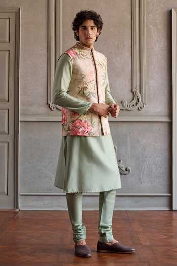 Kalista Ronak Printed Bundi & Kurta Set 