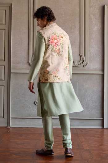 Kalista Ronak Printed Bundi & Kurta Set 